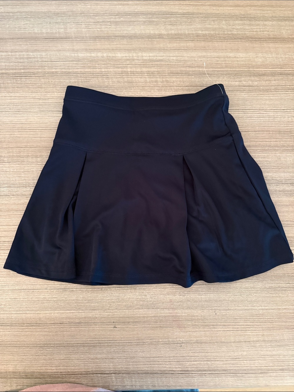 Izod Girls Black Athletic Skirt with Pleats